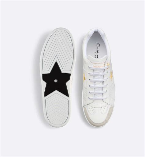 Dior Star Sneaker White Calfskin and Suede 